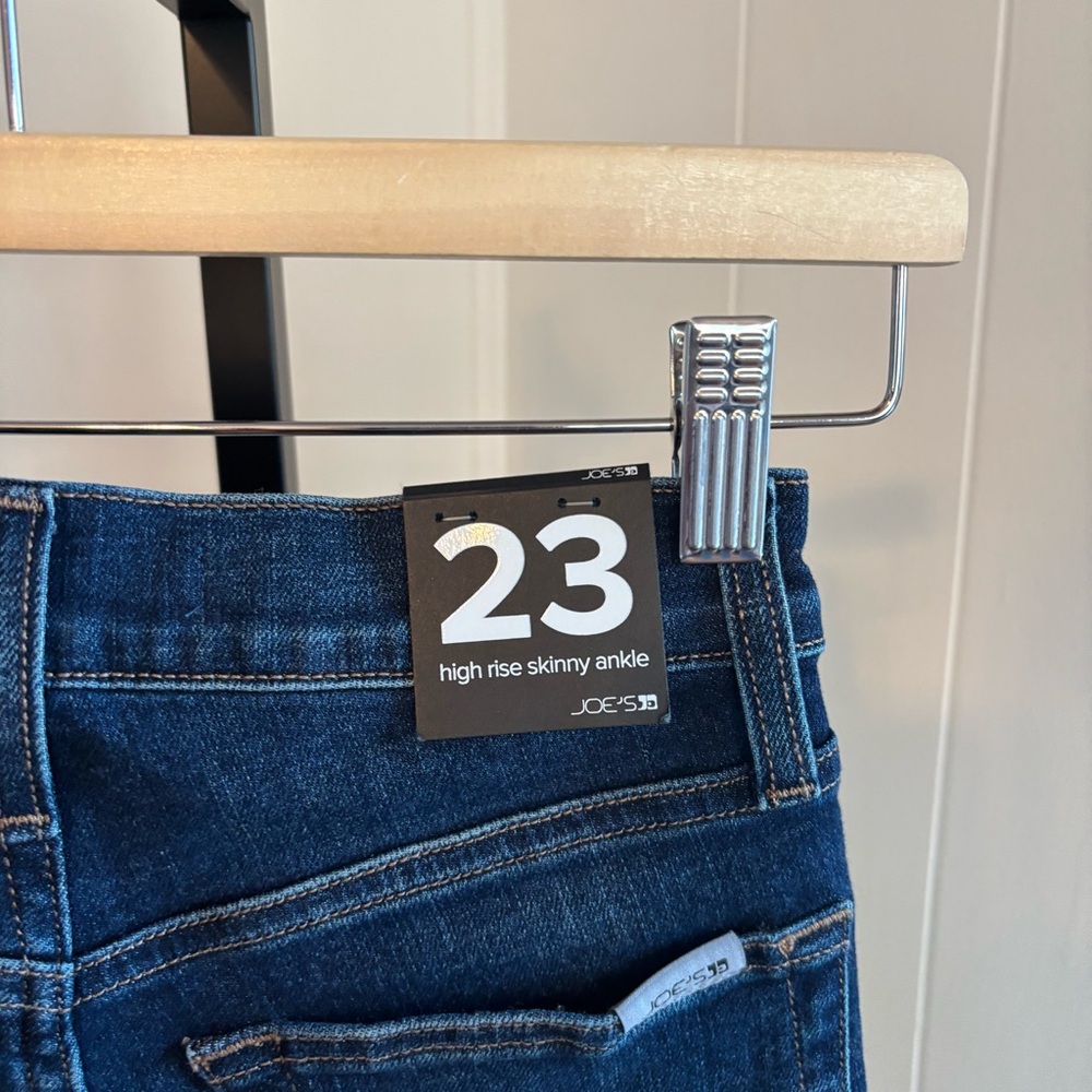 Joe’s Jeans Nina Dark Wash High-Rise Skinny Ankle Women’s 23 NWT Indie Sleaze